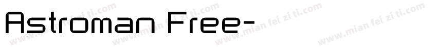 Astroman Free字体转换